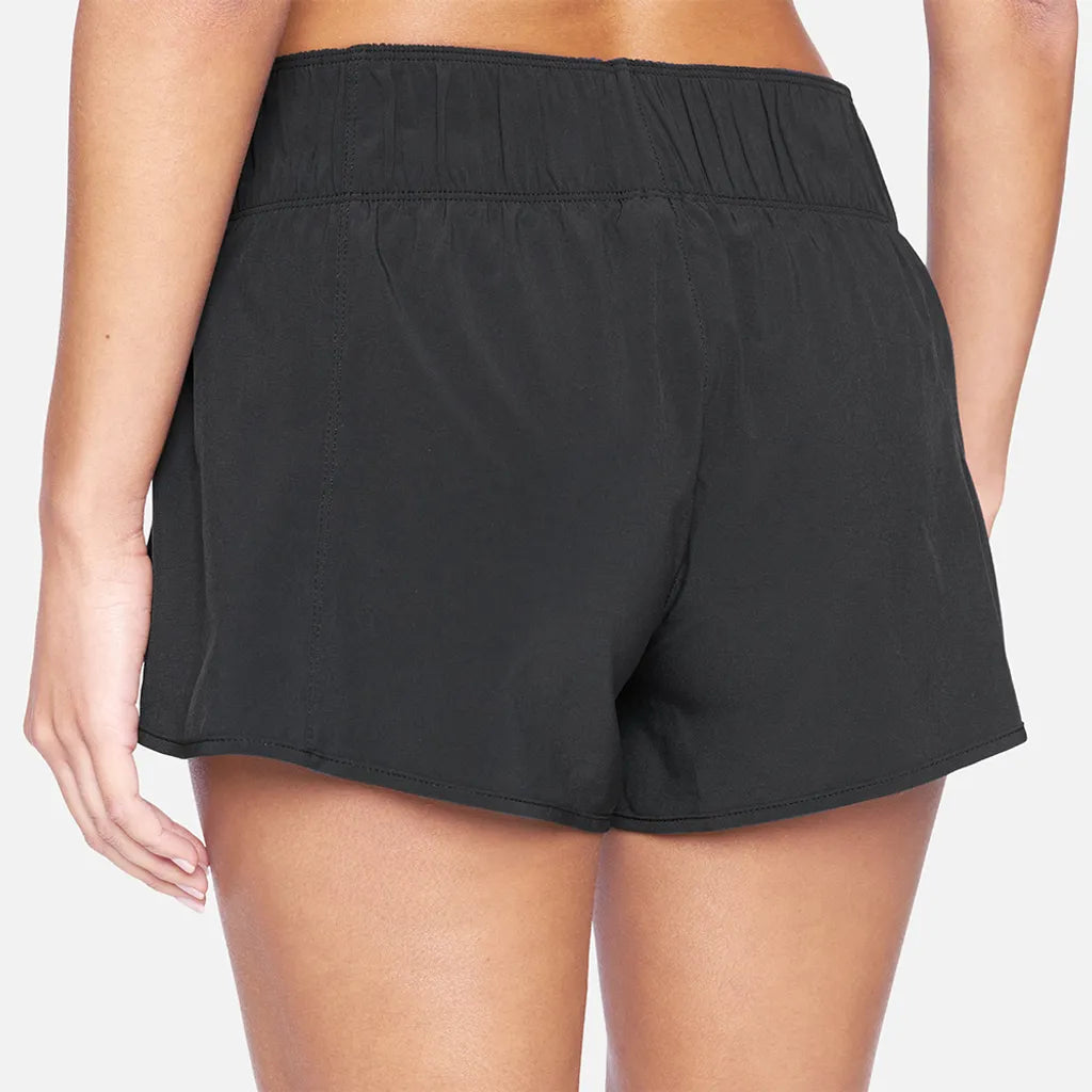 HURLEY｜女 AQUAS SOLID 2.5" BOARDSHORT 海灘褲 - 黑