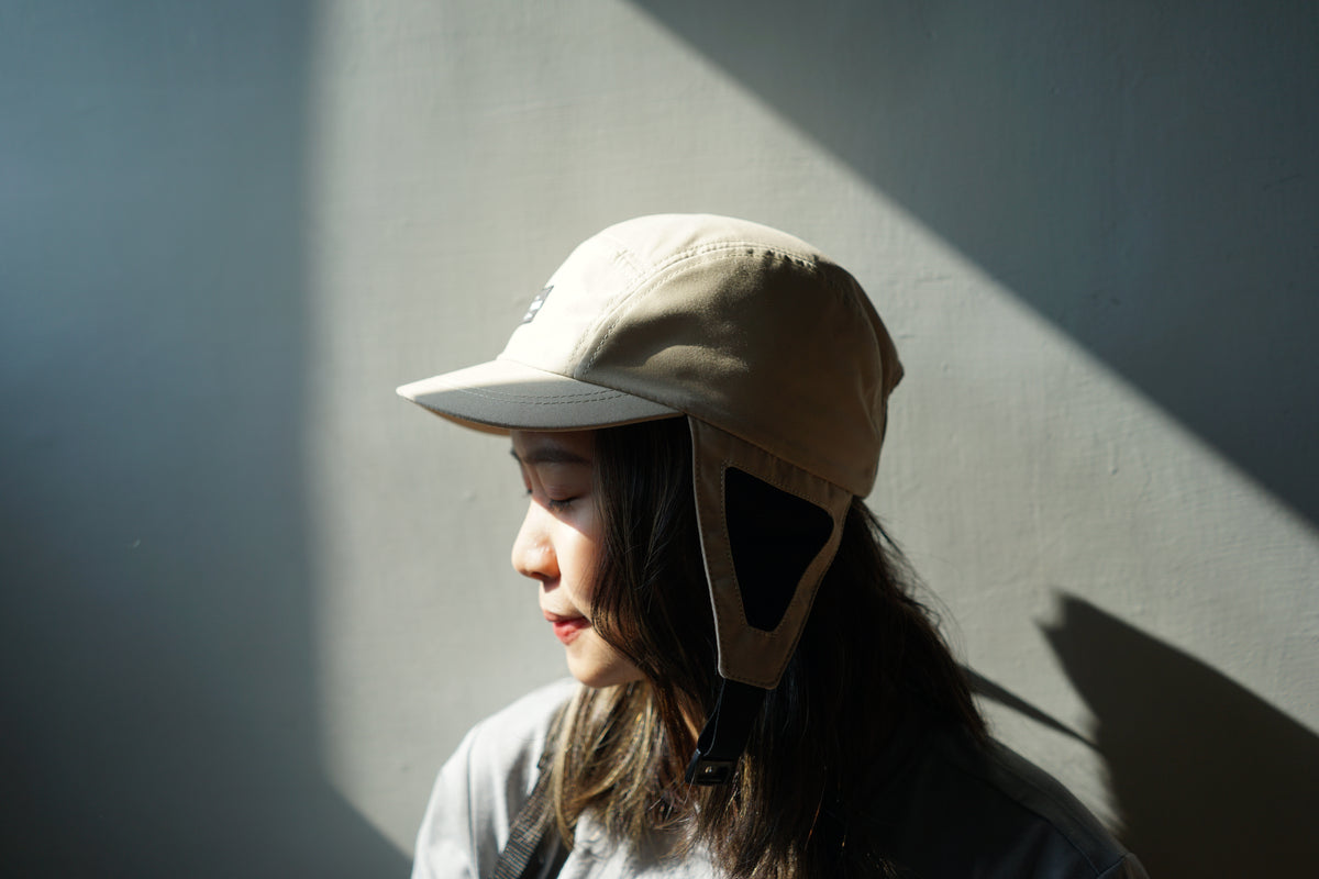 FREEN 衝浪潛水五片帽 - 卡其