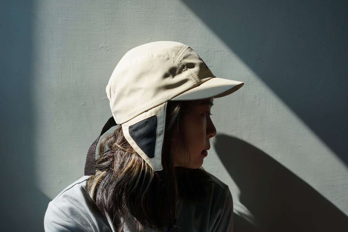 FREEN 衝浪潛水五片帽 - 卡其