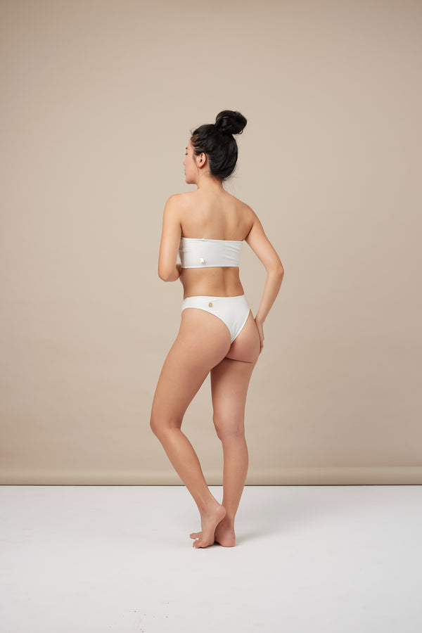 moun moun｜Ale 平口波浪小可愛 - #ffffff純白色