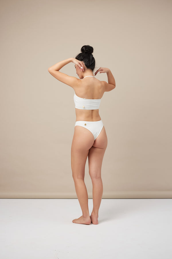 moun moun｜Ale 平口波浪小可愛 - #ffffff純白色