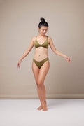 moun moun｜Bellini Top 細肩美領運動式上衣 - GrassGreen青草綠